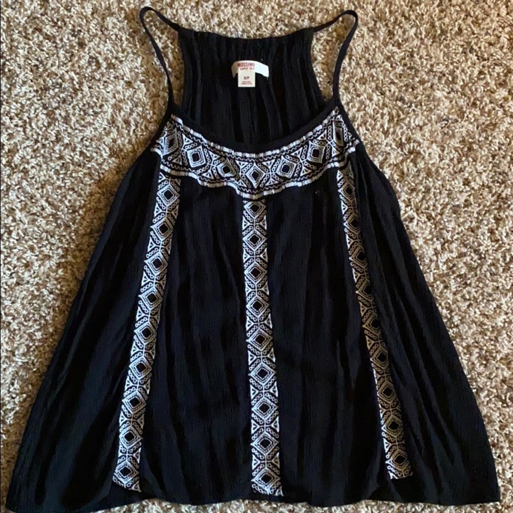 Black and white Target Tank Top